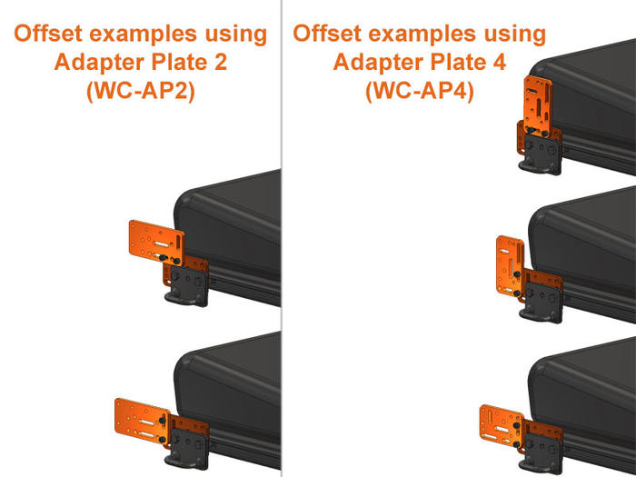 Adapter Plates as Offsets
