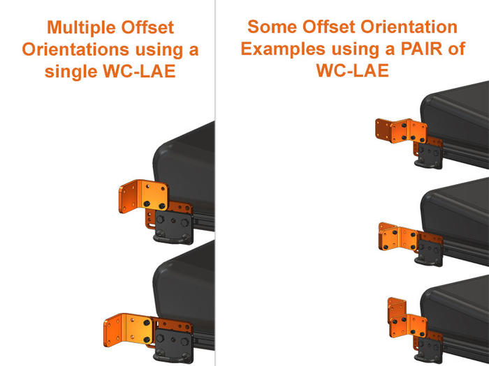 L-Angle Extenders (WC-LAE) as Offsets